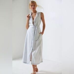 Cloth & Stone Buttonfront Maxi Dress